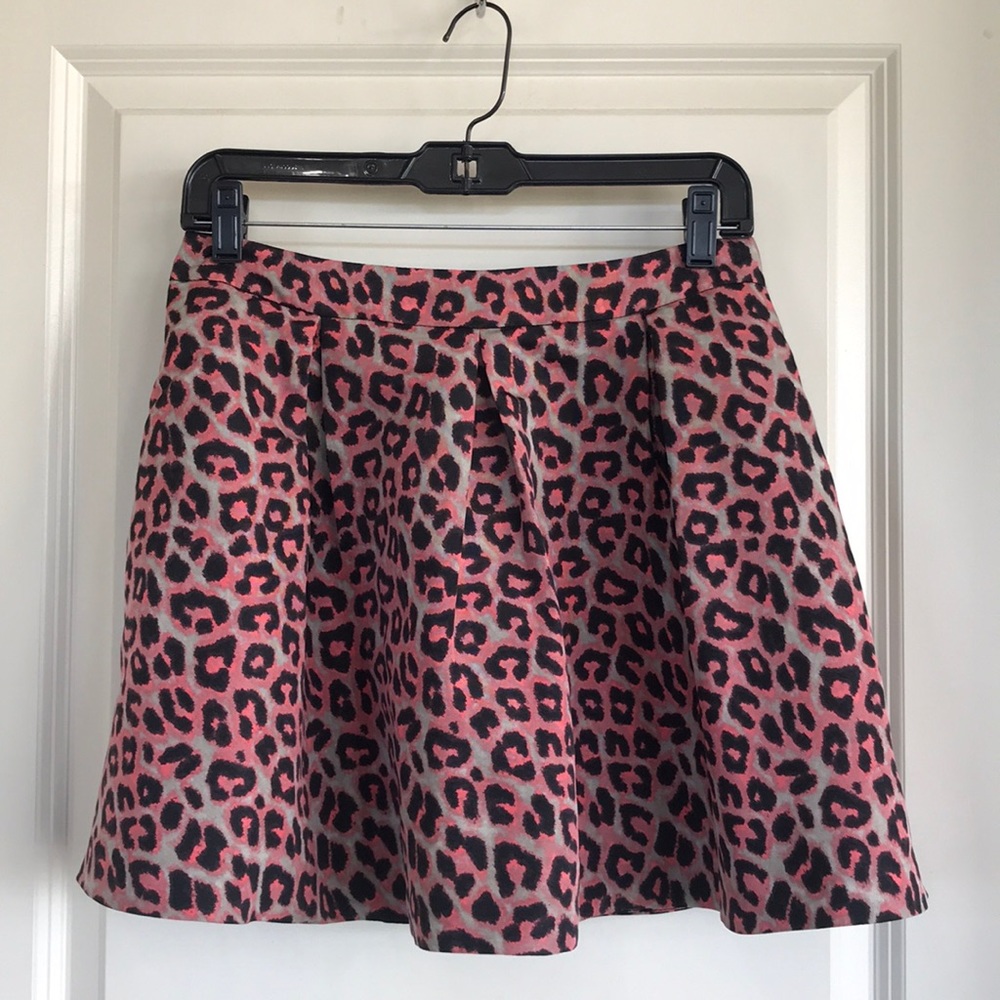 Forever 21 leopard skirt
